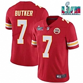 Men & Women & Youth Kansas City Chiefs #7 Harrison Butker Red Super Bowl LVII Patch Vapor Untouchable Limited Stitched Jersey,baseball caps,new era cap wholesale,wholesale hats